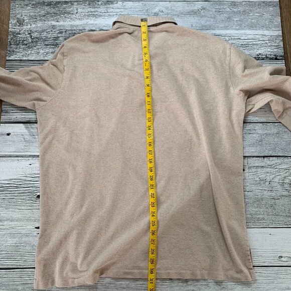 Polo Ralph Lauren Vintage 90s Long Sleeve Collared Henley - Picture 9 of 10